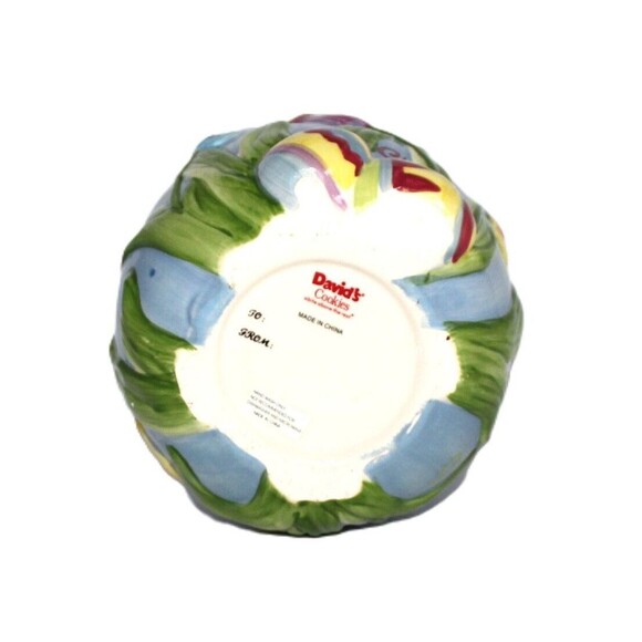 Davids Cookie Jar Ceramic Pastel Blue Large Easter Egg 12" Holiday - Picture 8 of 11